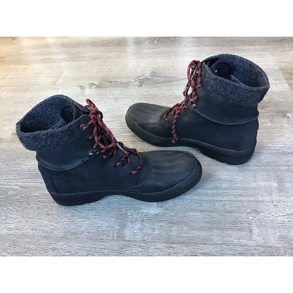 Sperry Gloucester Cold Bay Mens Size 10.5 M Duck Boots Black Boots STS14381